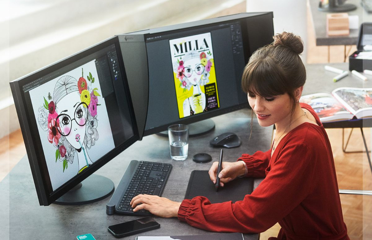 monitor para diseño grafico